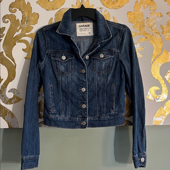 Garage Size Small Dark Denim Jacket - Picture 1 of 8